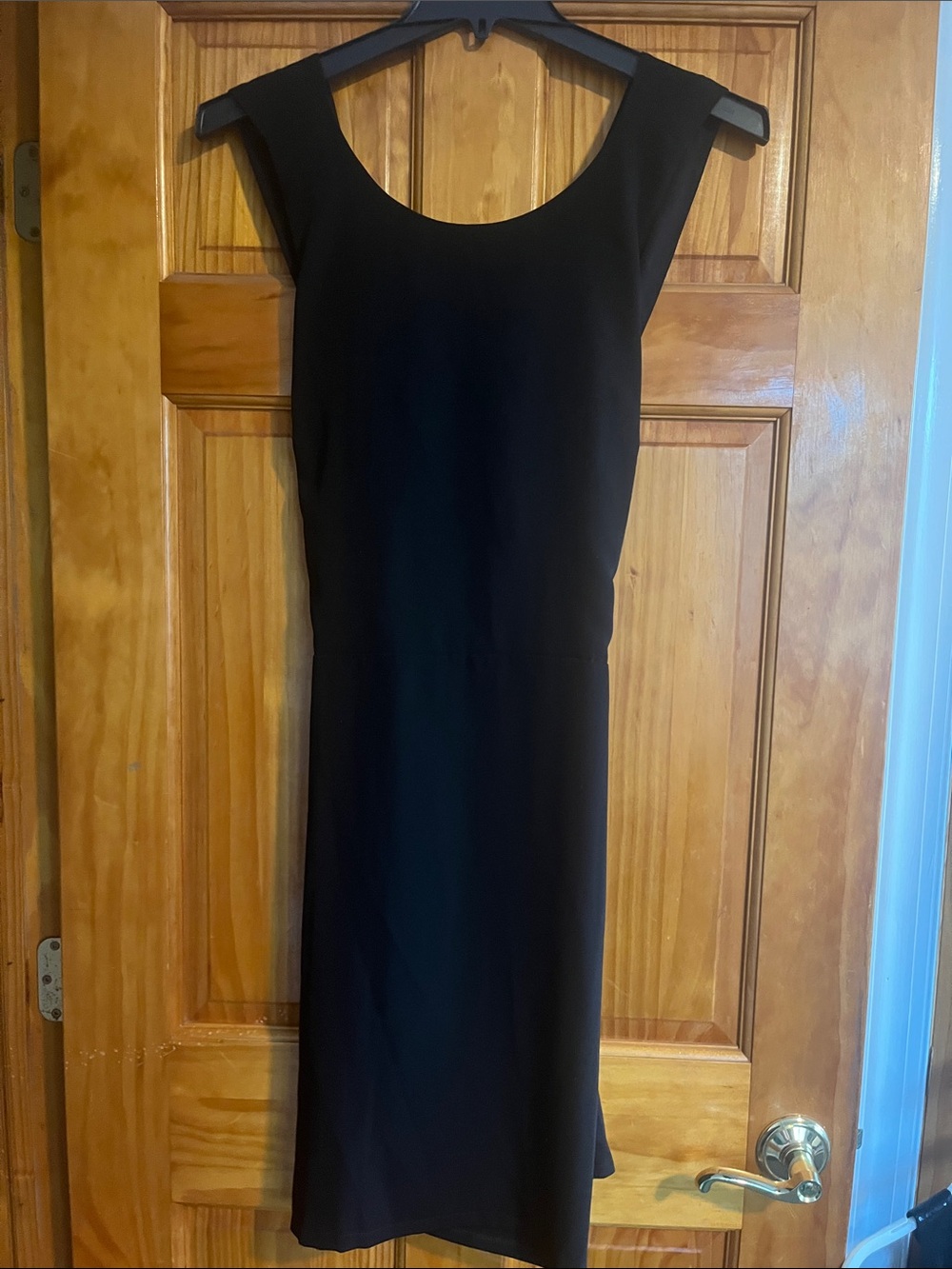 Loft Classic Black Sleeveless Sheath Dress - Women's